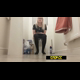 A blonde British girl with glasses sits urgently on the toilet and takes a shit, then shows the soft, messy product in the bowl. Presented in 720P HD. Over 6.5 minutes.